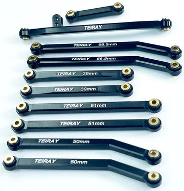TEIRAY SCX24 Links Upgrades High Clearance RC Crawler Car Steering Rod Tie for AXIAL 1/24 SCX24 AXI00001 C10 AXI00002 Wrangler J