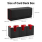 Foteemo Card Deck Box For Mtg, 3 In 1 Commander Deck Box Magic The Gathering Deck Box Trading Card Deck Storage Box Holding 300+