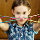 meekoo 6 Pieces Cats Cradle String String Hand Game Finger String Toy Supplies  165 cm Length  Rainbow Color
