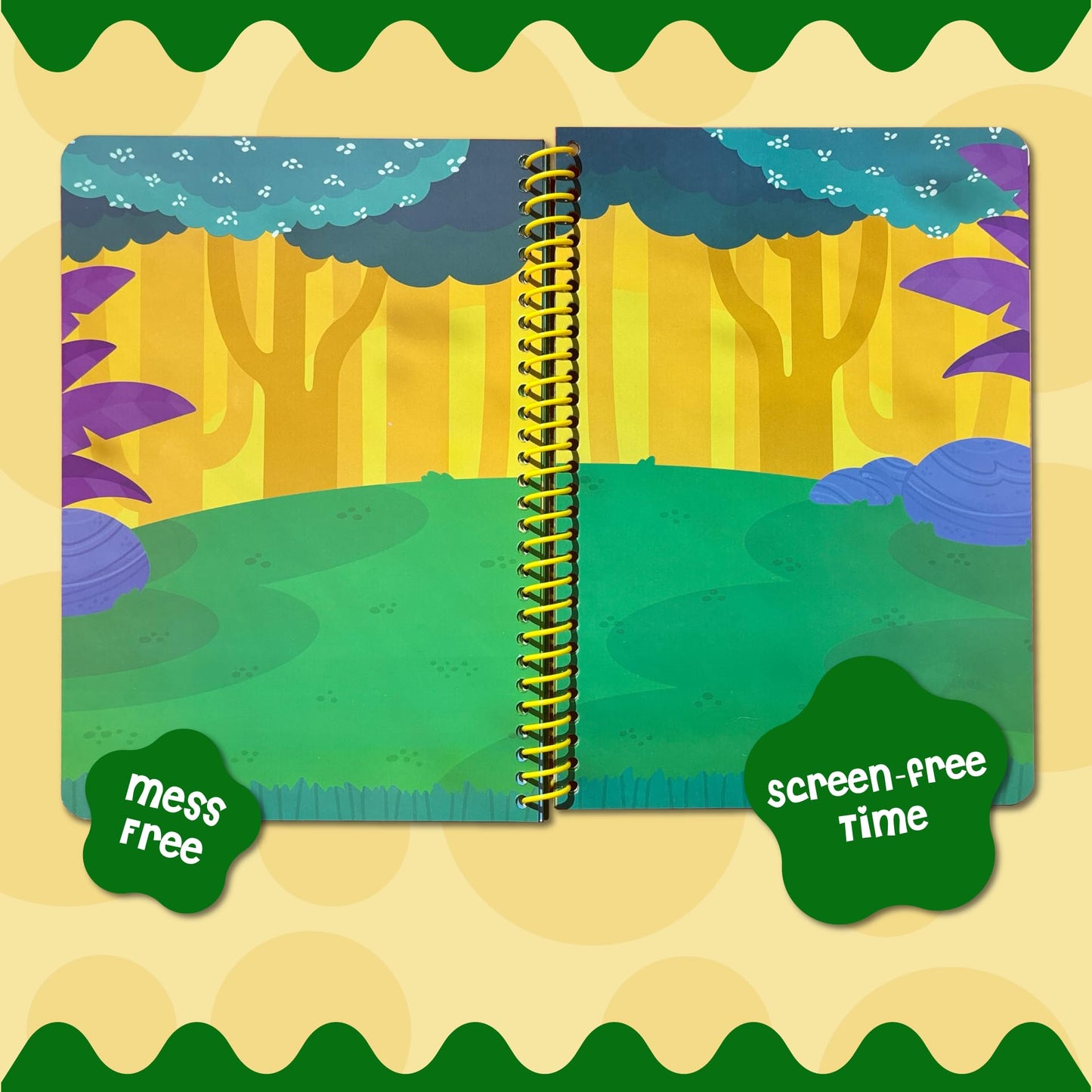 DINO MINI Stick4Ever Jelly Sticker Book - Waterproof, Reusable, Colorful - Fun Road Trip Activities for Kids (Dinosaurs)