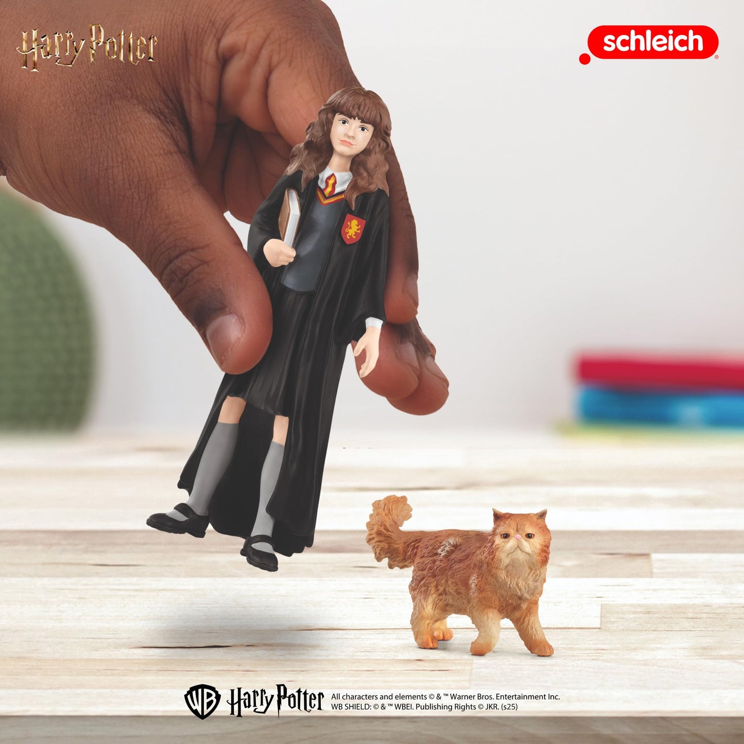 Schleich Wizarding World Of Harry Potter 2-Piece Set With Hermione Granger & Crookshanks Collectible Figurines For Kids Ages 6+