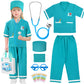 Giftinbox Doctor Costume For Kids Scrubs With Accessories Costume For Kids Toddler Halloween Costumes For Kids