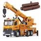 Oanmyjjo Children Crane Toy Metal Diecast Crane ModelConstruction Truck Toys With Simulated Sounds And LightsSuitable For Ages 3