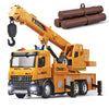 Oanmyjjo Children Crane Toy Metal Diecast Crane ModelConstruction Truck Toys With Simulated Sounds And LightsSuitable For Ages 3