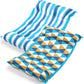 Jasonwell Water Hammock Pool Floats - 2PACK Fabric Inflatable Pool Hammock Float Floaties 4 in 1 (Saddle Lounge Chair Drifter) L