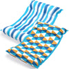 Jasonwell Inflatable Pool Hammock Float - 4 in 1 Fabric Lounger, Large, Multicolor, Model CFWHF-2848CT