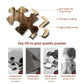 WOZUIBAN mature-themed Puzzle Classic Jigsaw Puzzle 1000 Pieces Wooden Puzzle DIY Forest Map Bear Modern Home Decor Unique Gift Intellectual Game 75x50cm
