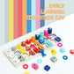 Textile Counters Numbers and Shapes