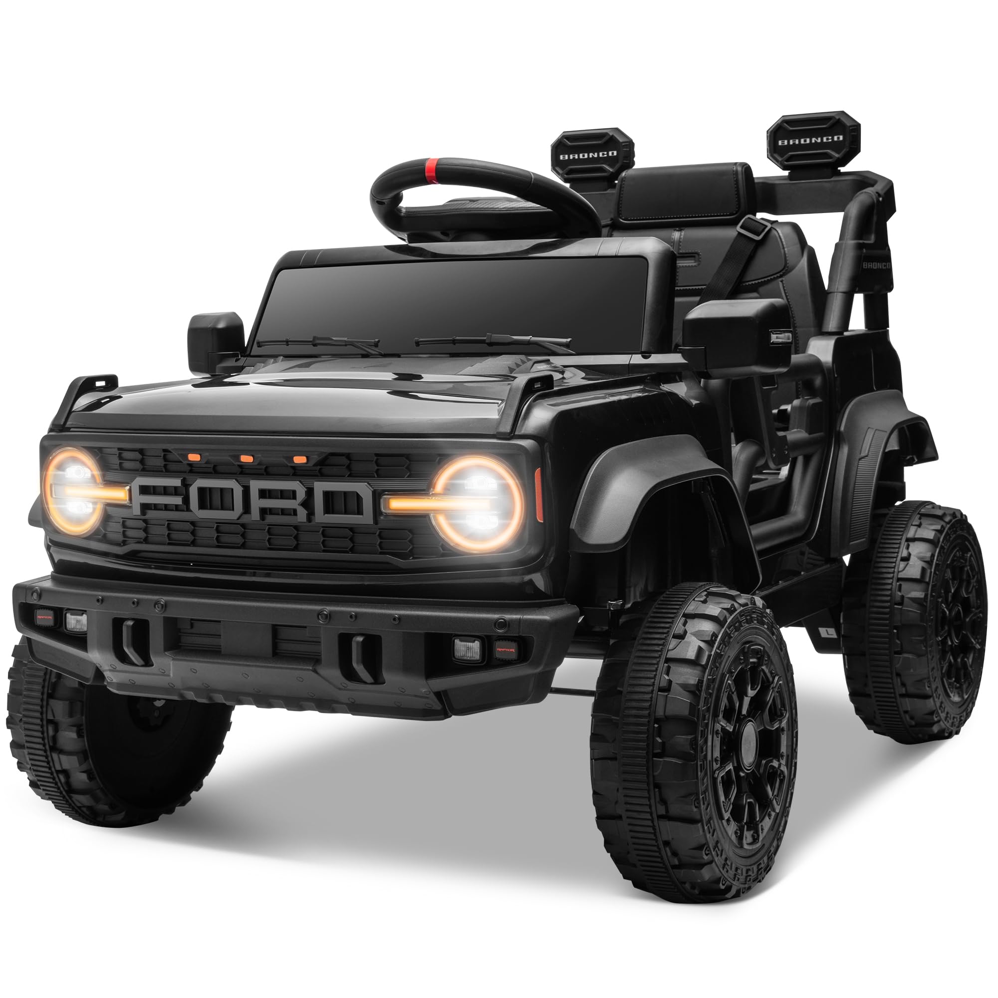 Mutes Raptor Enyopro 12V Licensed Ford Bronco Raptor Ride On Truck Car For Kids, El ...