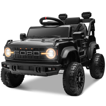 Enyopro 12V Licensed Ford Bronco Raptor Ride On Truck Car For Kids, Electric Play Car Ride-On Toy W/Parent Remote Control, 4-Whe