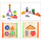 Enakshi Wood Shape Sorting Building Blocks Learning Activity for Educational Toys|Toys & Hobbies | Preschool Toys & Pretend Play