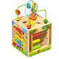 Vistora Multifunction Early Learning Toy Box Educational Bead Maze Box 8 In 1 Activity Center Cube Parent Child Play For Childre