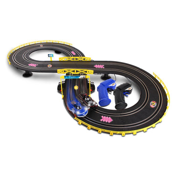 Nkok Sonic & Shadow Rc Slot Car Set Race Set Vehicle, Counts How Many Laps The Car Has Made, Great Item For Kids, Working Lights, Ages 5 And Up