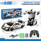 YOTOY Remote Control Car Toy for Kids 4 5 6 7 8, Transform Police RC Cars Toy, Robot Car, Birthday Gift for Kids Toys Age 4 5 6