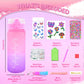 ASIOWELY Decorate Your Own Water Bottle Kits for Girls Age 4-12, Butterfly Flower Diamond Painting Art and Crafts Gift for Boys