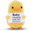 Jfend Gifts For Boyfriendgirlfriend Her - I Love You, Handmade Crochet Funny Small Cute Duck For Fiance Women Wife Husband Him B
