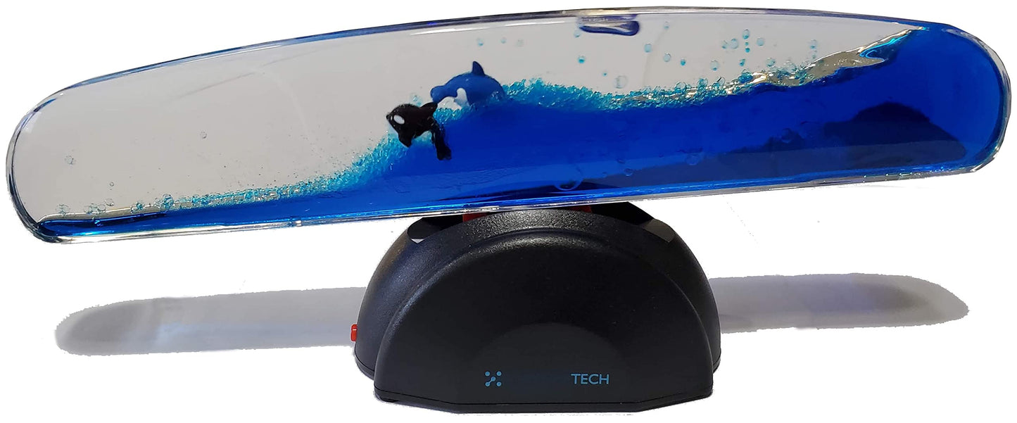 Supremetech Wave Motion Machine (Blue, 12 Inch With Orcas)