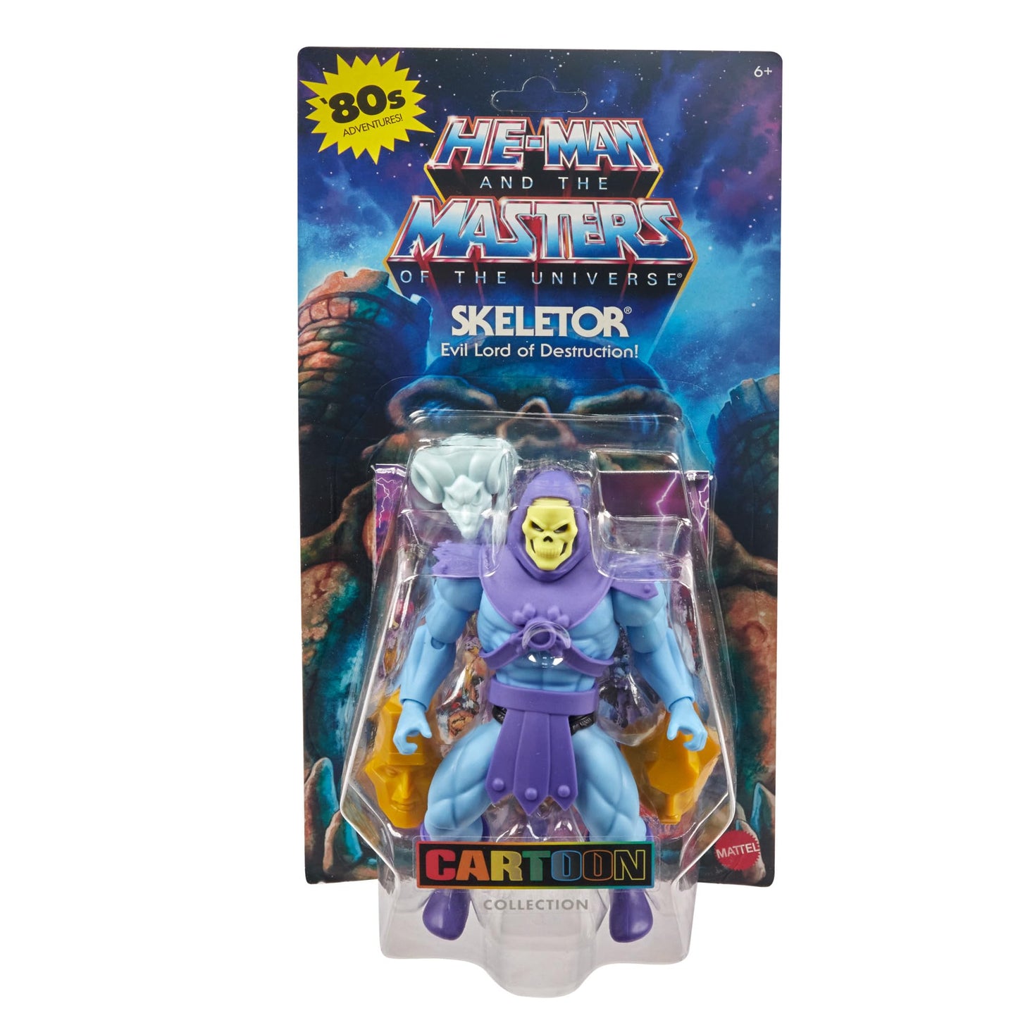 Mattel Masters of the Universe Origins Cartoon Collection Action Figure & Accessories Set  Skeletor 5.5-inch Collectible Toy with Mini-Comic