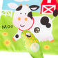 Demdaco Happy Barnyard Friends Corn Rustic Red Children'S Musical Soft Book Toy