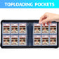 60 Pockets PSA Card Binder  6 Pocket Binders for Psa Graded Cards  enhanced PU Cover with Costom Label  PSA Slab Binder for PSA Cards and 35PT Magnetic Cards Holder and Display (Black)