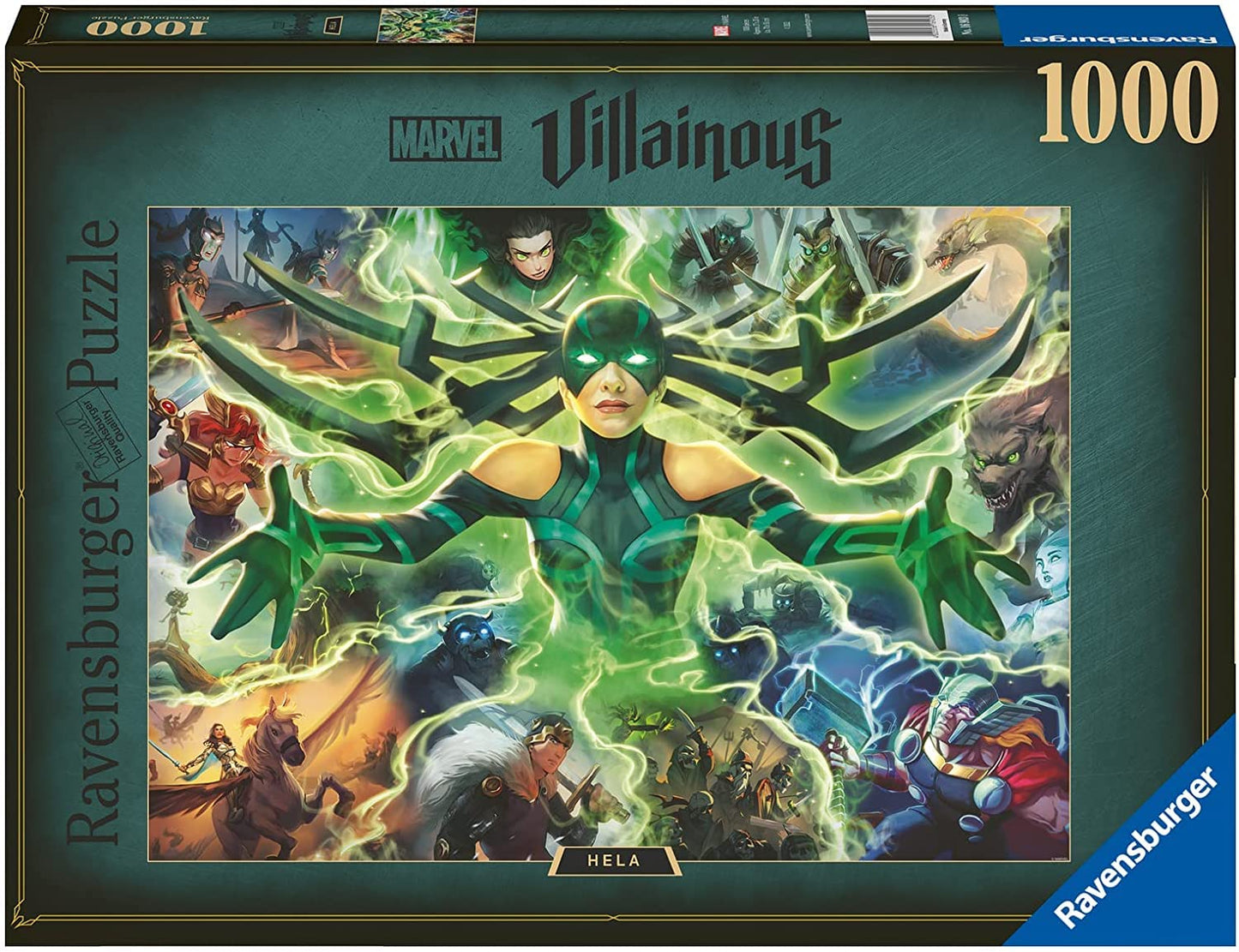 Ravensburger Marvel Villainous: Hela 1000 Piece Jigsaw Puzzle For Adults - 16903 - Every Piece Is Unique, Softclick Technology Means Pieces Fit Together Perfectly