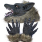 Lynkaye Holloween Horror Mask Party Cosplay Costume Werewolf Dress Up Mask - Wolf Head Mask and Claws