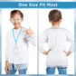 Wettarn 30 Pcs Science Party Kits For Kids Includes 10 Pcs Kids Safety Goggles 10 Pcs Disposable Kids Lab Coat 10 Pcs Science Badge For Kids Science Party Kids Science Goggles Science Coat
