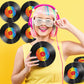 100 Pcs Vinyl Record Themed Napkins 50'S Theme Party Decorations For 1950'S Music Birthday Rock Party Supplies Back To 50S Rock Paper Napkins Music Roll Party Favors Throwback Retro