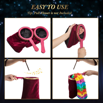Wettarn 2 Pcs Magic Props Change Bag Magic Change Bag With Zipper Twisting Handle Make Things Appear Disappear Magic Trick Bag Magic Stage Prop Accessories For Kids Adults Boys Girls Gift
