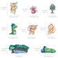 CHEFAN Felt Flannel Board Stories for Toddler,5 Little Monkeys Swinging in a Tree,Preschool Felt Activities,Flannel Graphic