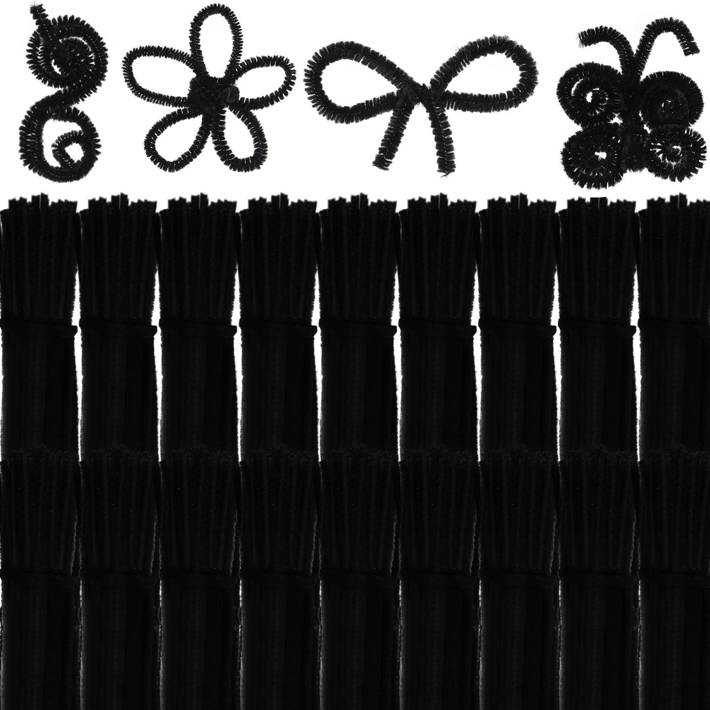 Yunsailing 1800 Pcs Pipe Cleaners 6 mm x 12 Inch Chenille Stems Pipe Cleaners Craft Supplies Art Supplies for Kids Adults DIY Cr
