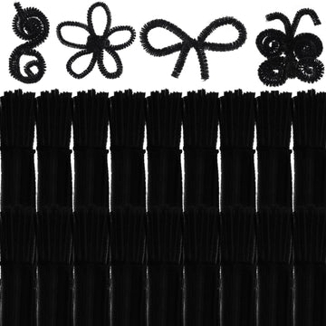 Yunsailing 1800 Pcs Pipe Cleaners 6 mm x 12 Inch Chenille Stems Pipe Cleaners Craft Supplies Art Supplies for Kids Adults DIY Cr