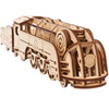UGEARS Wooden 3D Puzzles for mature-themeds - Mini Locomotive Wood Models for mature-themeds to Build - Easy DIY Crafts for mature-themeds Wooden Train Model Kit - Rubber Band-Powered Mechanical Puzzles for mature-themeds - 172 Pcs