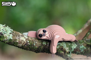 Eugy Sloth 3D Puzzle, 23 Piece Eco-Friendly Educational Toy Puzzles For Boys, Girls & Kids Ages 6+