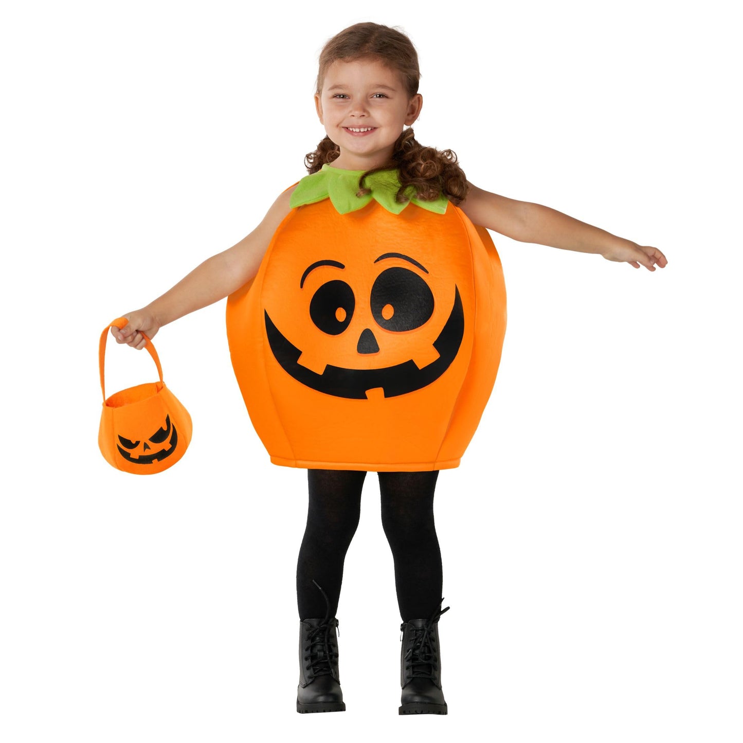 Morph Toddler Pumpkin Costume - Pumpkin Costume Toddler - Kids Pumpkin Halloween Costume - Halloween Pumpkin Costume Kids, 4-6 Years