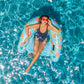 PoolCandy Sun Chair Water Raft, Multiple Chair Styles (Grapefruit Print Sun Chair Pool Float)