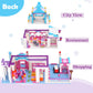 Brick Story Dream Girls Friends Shopping Mall Building Set 808 Pieces, With Supermarket And Restaurant Building Playset, 4 Mini Toy Figures, Girls Friends House Building Toys For Kids Age 6-12 8-14