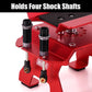 INJORA Aluminum 80g RC Car Stand with Shock Holder for 1/24 1/18 RC Crawler Upgrade(Red)