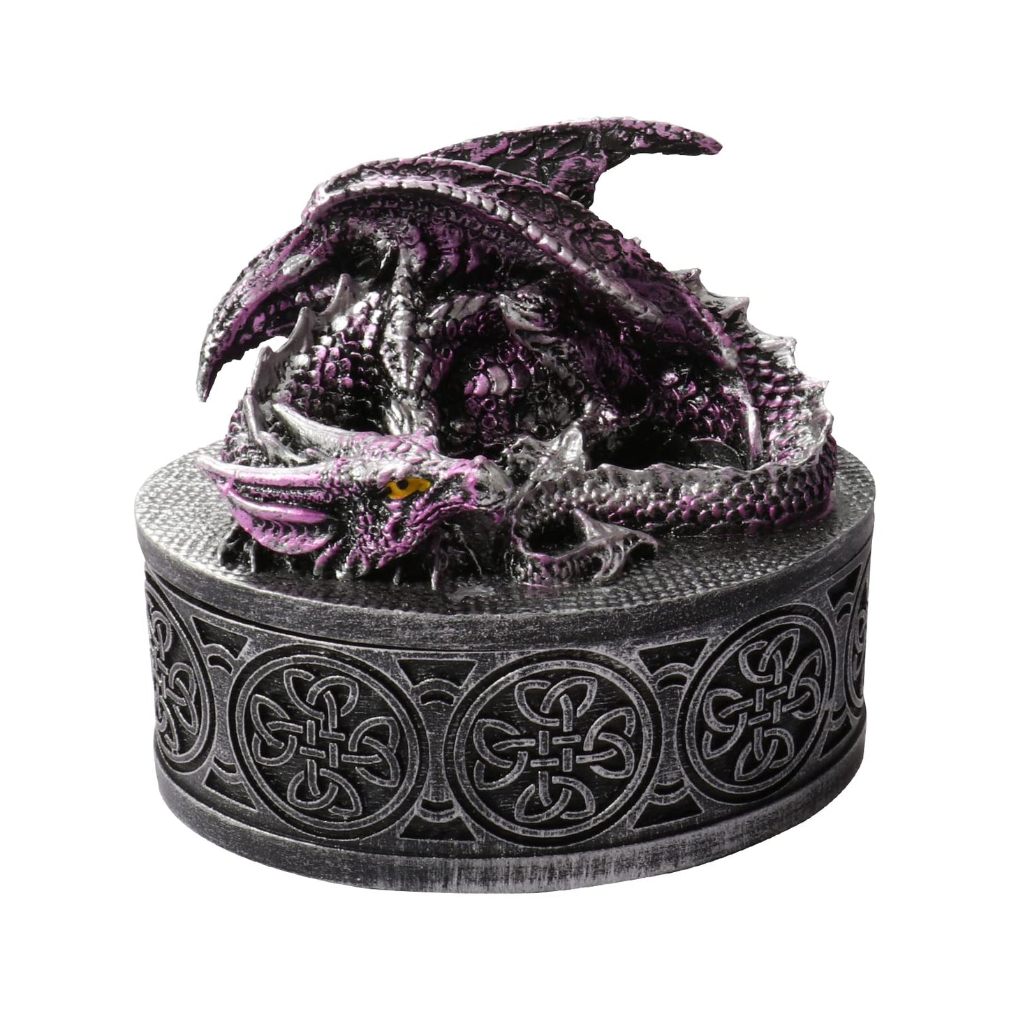 DDFE Deluxe Dragon Dice Gift Storage Box,Treasure Chest for Dungeons and Dragons Dice,RPG MTG Table Games D&D Pathfinder Shadowr