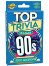 Cheatwell Games Top Trivia 1990'S - A Decade Of Trivia Travel Pack Card Game - 1000 Quiz Questions - For Ages 14 And Up