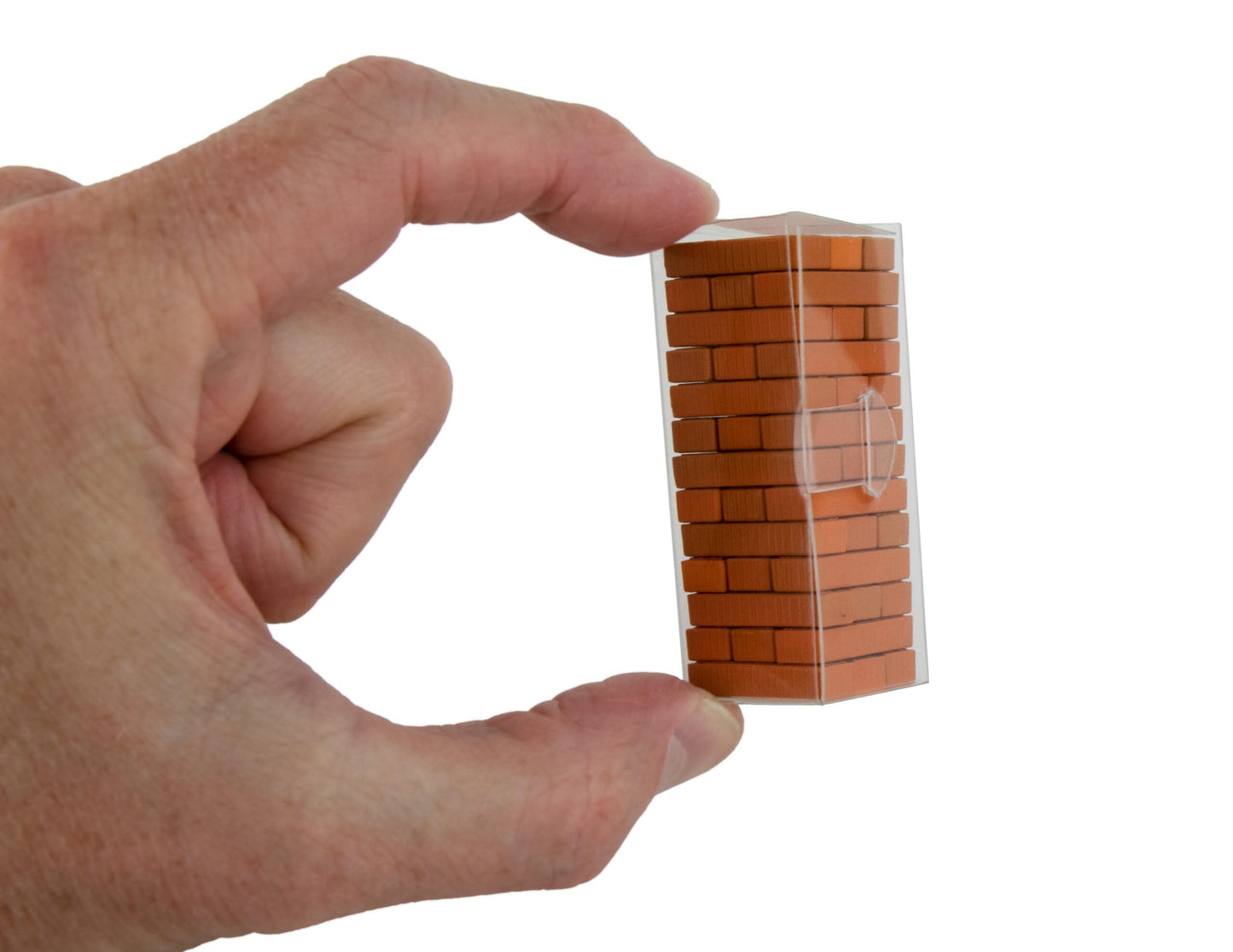 Worlds Smallest Jenga | Miniature Classic Game | Wooden Blocks Stacking Tumbling Tower Game | Party Games for Kids & Families |
