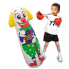 Jet Creations Clown Punching Bag For Kids Inflatable Figure With Squeak Sound Weighted Bottom (You Fill Water Or Sand), 1 Pc, Mu