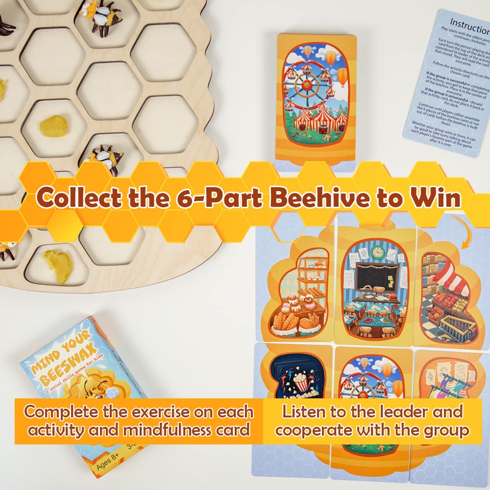Da Vinci'S Room Mind Your Beeswax - Social Emotional Learning Activities And Social Skills Games For Kids 8+ | 3-8 Players