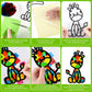 32 Sets Woodland Animal Suncatchers Craft Kit DIY Window Stained Glass Effect Forest Jungle Animals Paper Craft Home School Clas