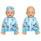 Sotogo 5 Sets Baby Doll Clothes Outfits Jumpsuits With Hats For 14 To 17 Inch Baby Doll, 43Cm New Born Baby Doll, American 18 Inch Doll Clothes And Accessories