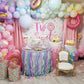 Avezano Donut Two Sweet Birthday Backdrop Second Birthday Party Decorations Background Sprinkles Donut Happy 2Nd Birthday Party