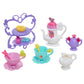 Fancy Nancy Doll-sized Tea Set, 13-Pieces, Multi-color, Medium, Plastic, Model 77415