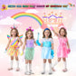 Limiroler Princess Dress Up Clothes For Little Girls Princess Role Play Costume Gift Set 25 Pcs Pretend Toys Kit For Toddlers Girls Aged 3-6 Years Old