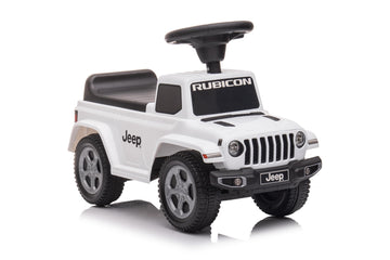 Best Ride On Cars Jeep Gladiator Ride-On Push Car Combo, Foot-To-Floor Design, Realistic And Stylish Kids Car, Honking Horn, Under-Seat Toy Storage, For Ages 18 Months - 3 Years, White