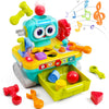 Iplay, Ilearn Toddler Musical Workbench Toys For One Year Old Boys, Baby Pretend Play Tool Set, Infant Shape Sorter Activities, Kids Pounding Game, 1St Birthday Gift For 12 18 24 Month Girls Age 1 2 3